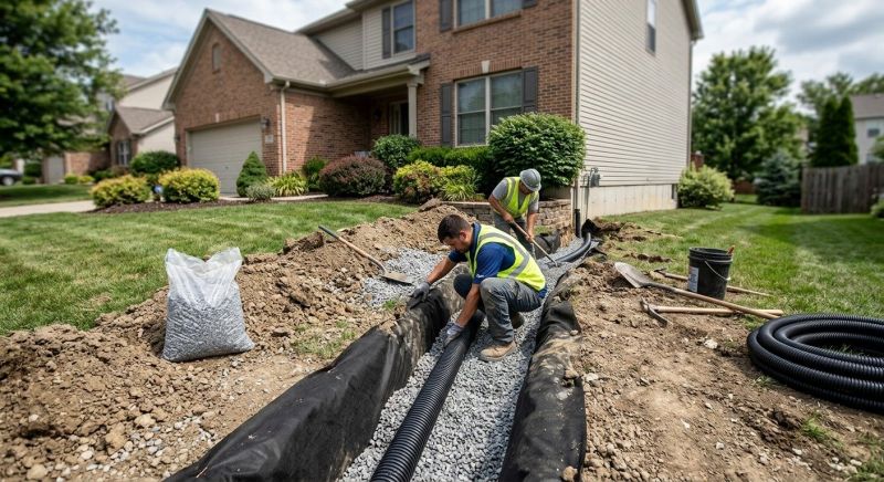Landscape Drainage Installation